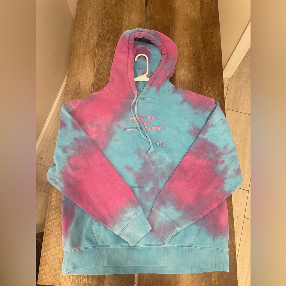 Taylor Swift Meet Me In The After Glow Tie Dye Hoodie Large
